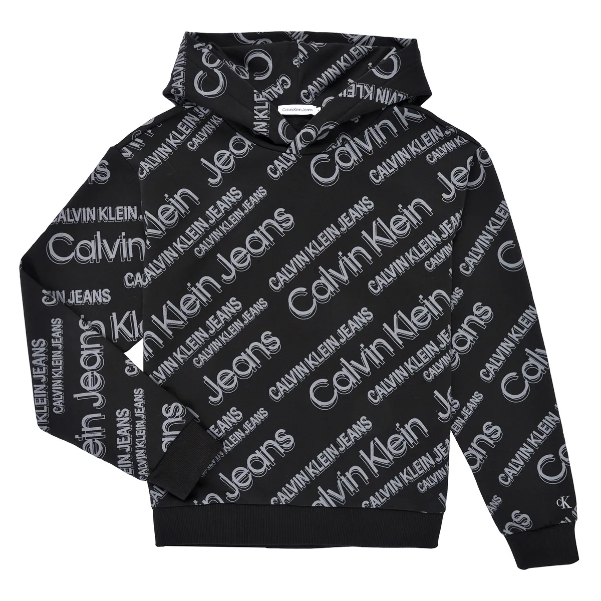SLANTED AOP LOGO RELAXED HOODIE