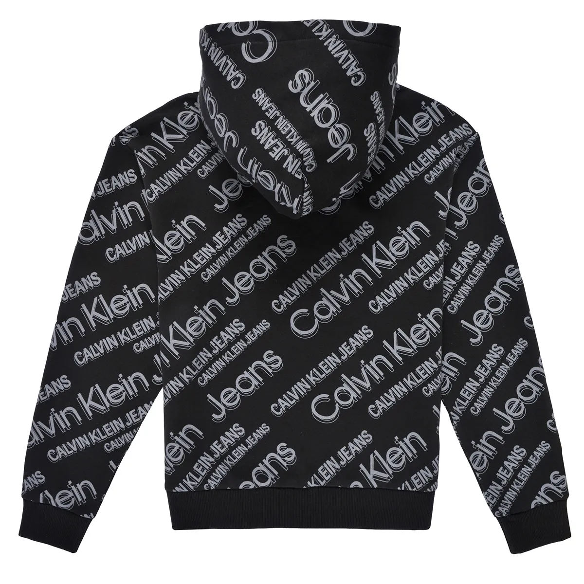 SLANTED AOP LOGO RELAXED HOODIE