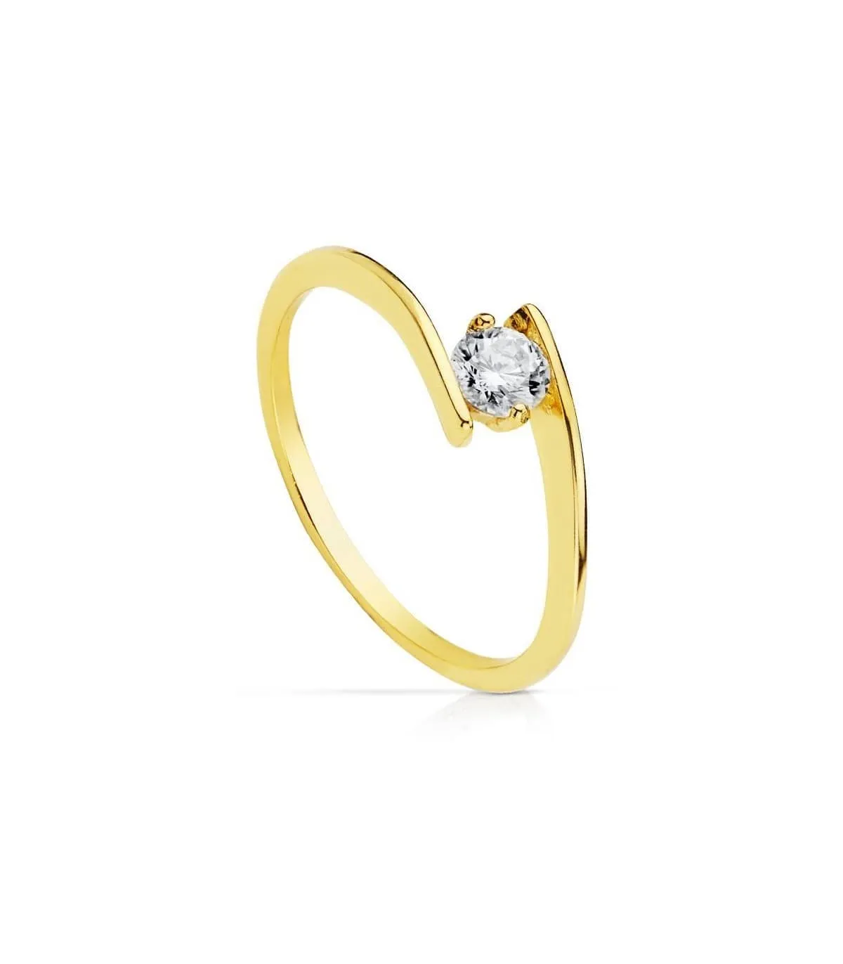 Solitaire Blanca 18 Carats