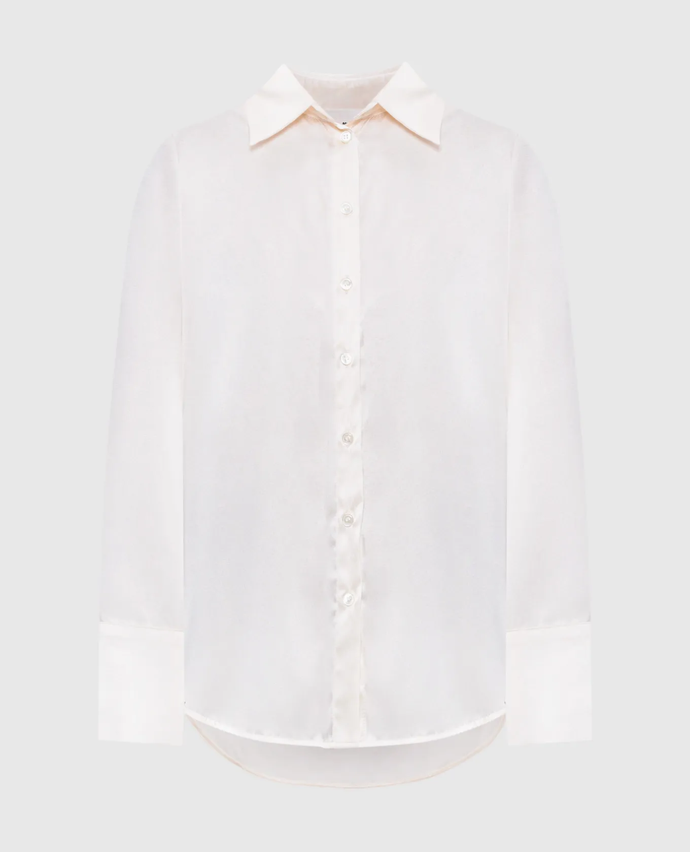 Solotre Beige silk blouse