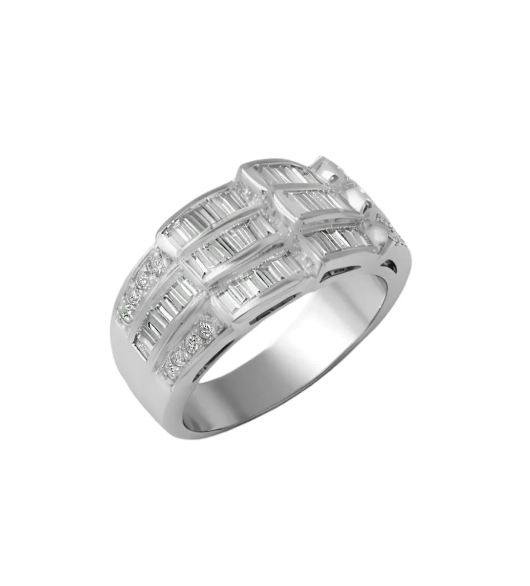 Sortija oro blanco 18K con diamantes 048_YB14138