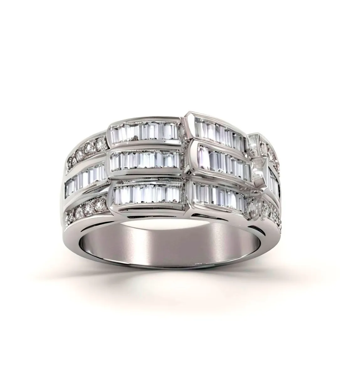 Sortija oro blanco 18K con diamantes 048_YB14138