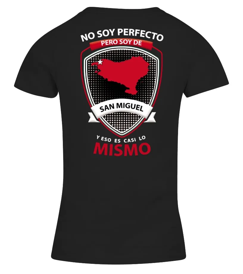 SOY DE SAN MIGUEL  EDICIóN LIMITADA CAMISETA CUELLO PICO MUJER