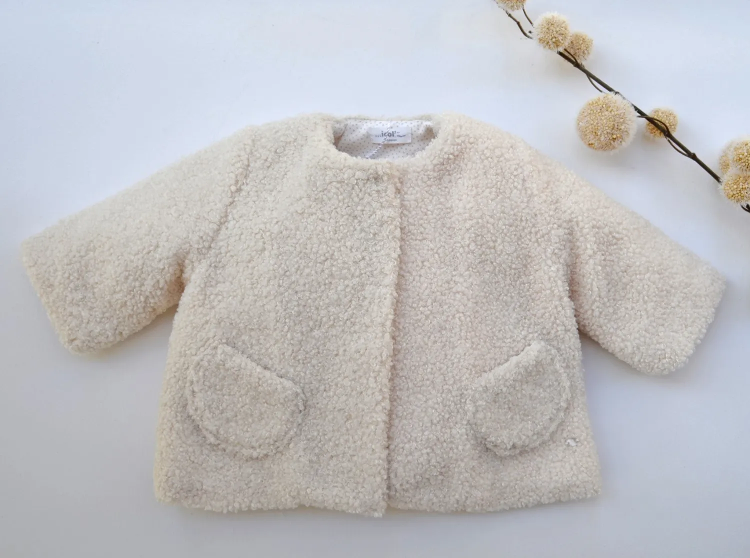 SPECIAL BABY COAT FIRST PUT. THREE COLORS. OWINTER