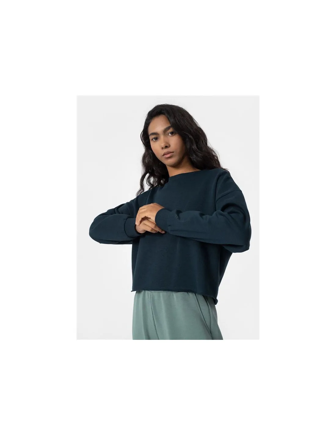 Sudadera de yoga 4F Azul Marino Mujer