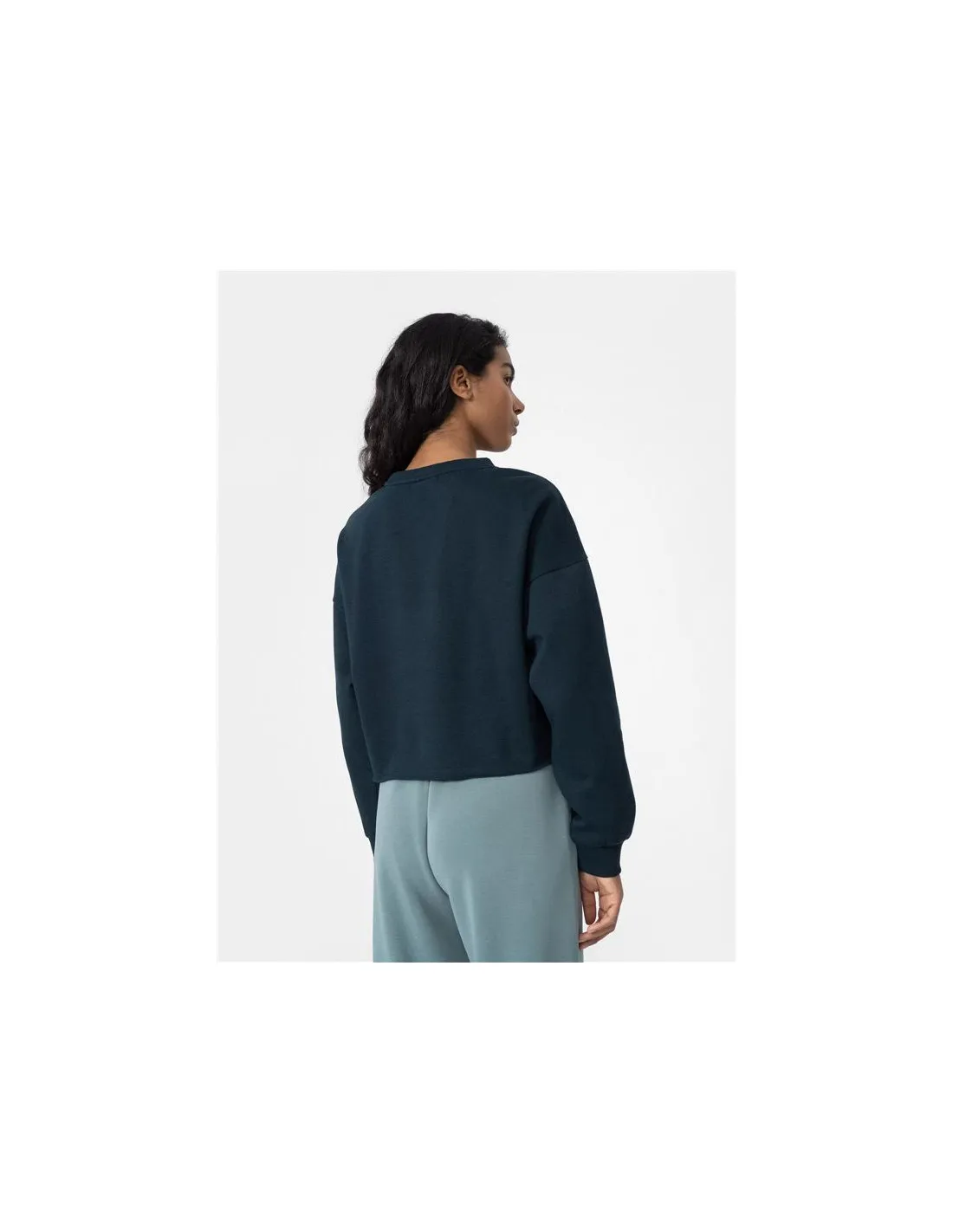 Sudadera de yoga 4F Azul Marino Mujer