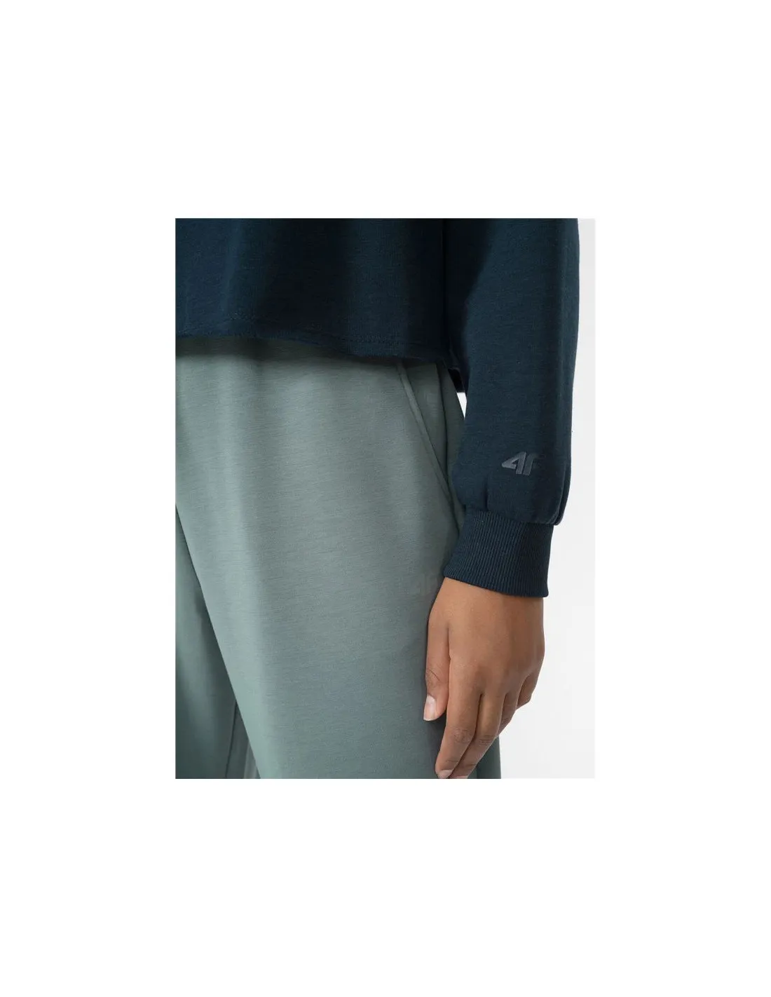 Sudadera de yoga 4F Azul Marino Mujer