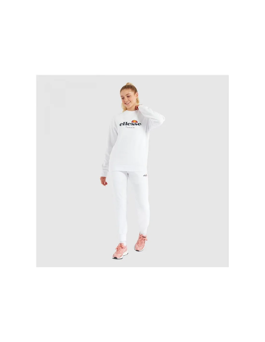 Sudadera Ellesse Pareggio Sweatshirt Mujer White