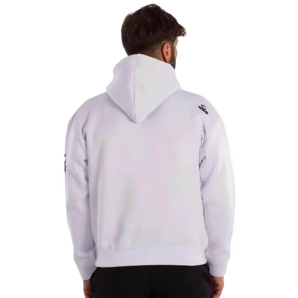 SUDADERA HOMBRE VIBORA YARARA. BLANCO