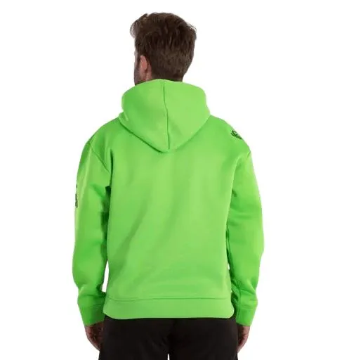 SUDADERA HOMBRE VIBORA YARARA. VERDE FLúOR