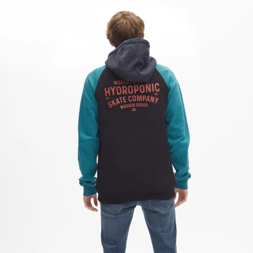 Sudadera Hydroponic niño con capucha FAMOUS GREEN / BLACK / NAVY / ORANGE Ref.  21545Y  verde/negra