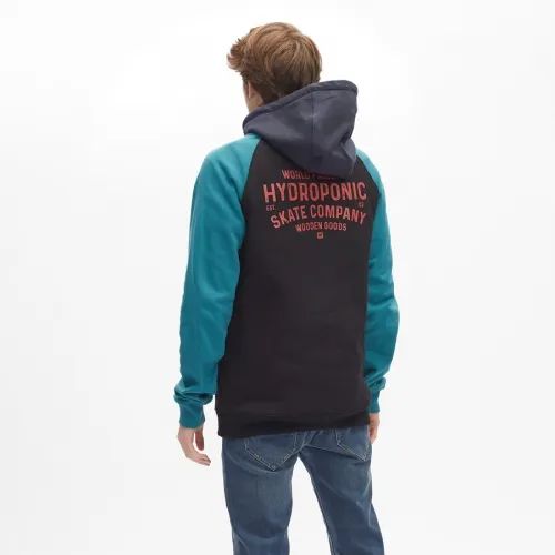Sudadera Hydroponic niño con capucha FAMOUS GREEN / BLACK / NAVY / ORANGE Ref.  21545Y  verde/negra