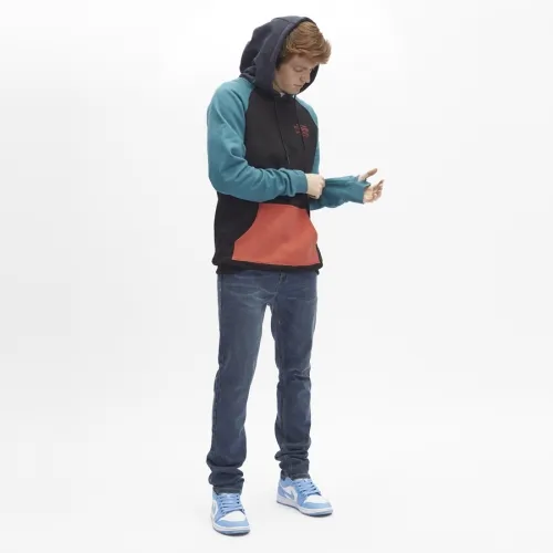 Sudadera Hydroponic niño con capucha FAMOUS GREEN / BLACK / NAVY / ORANGE Ref.  21545Y  verde/negra