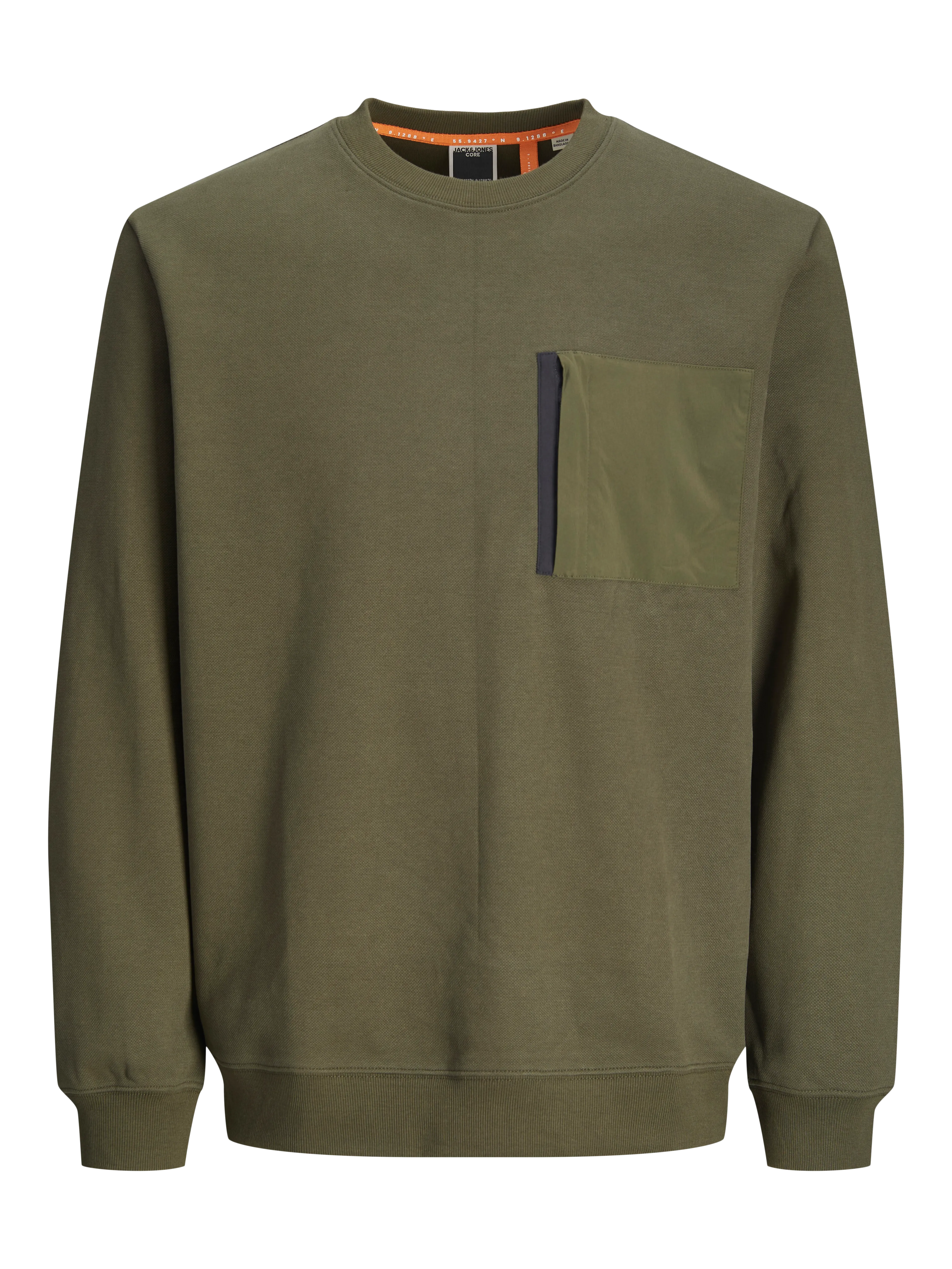 Sudadera Liso | Verde oscuro | Jack & Jones®