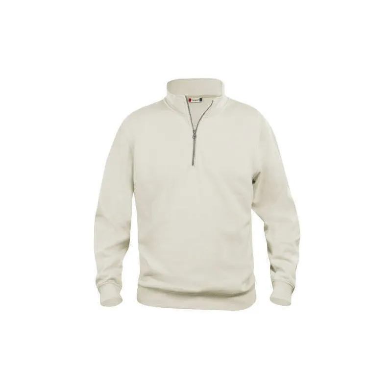 Sudadera Unisex con Cremallera Corta de Clique