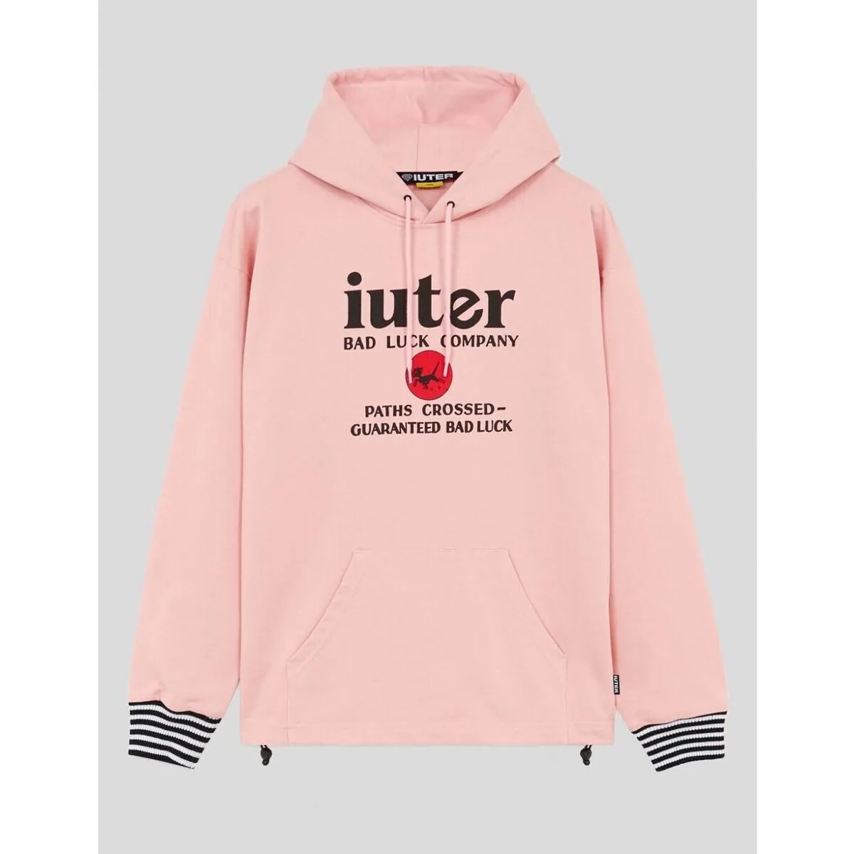 SUDADERA  UNLUCKY HOODIE PINK