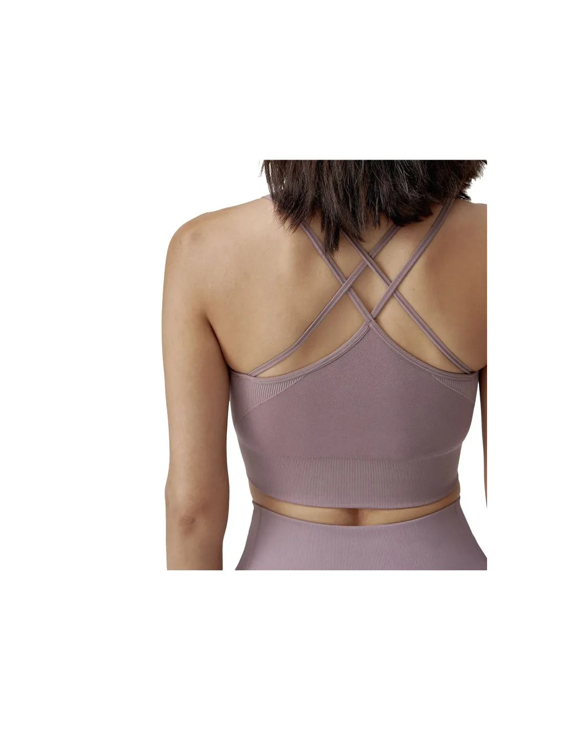 Sujetador deportivo Born Living Yoga Keren Lila Mujer