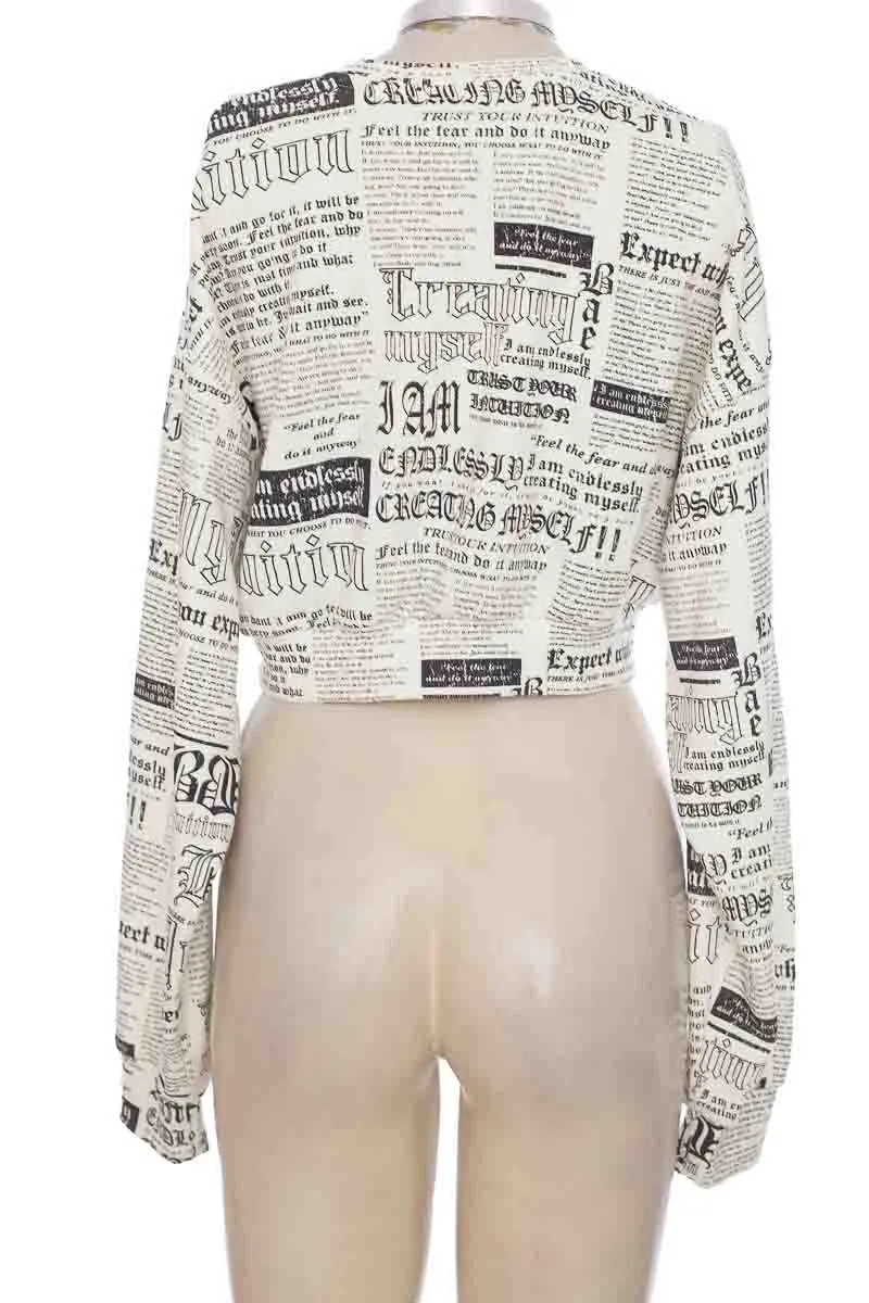 SWEATER COLOR BLANCO  BERSHKA