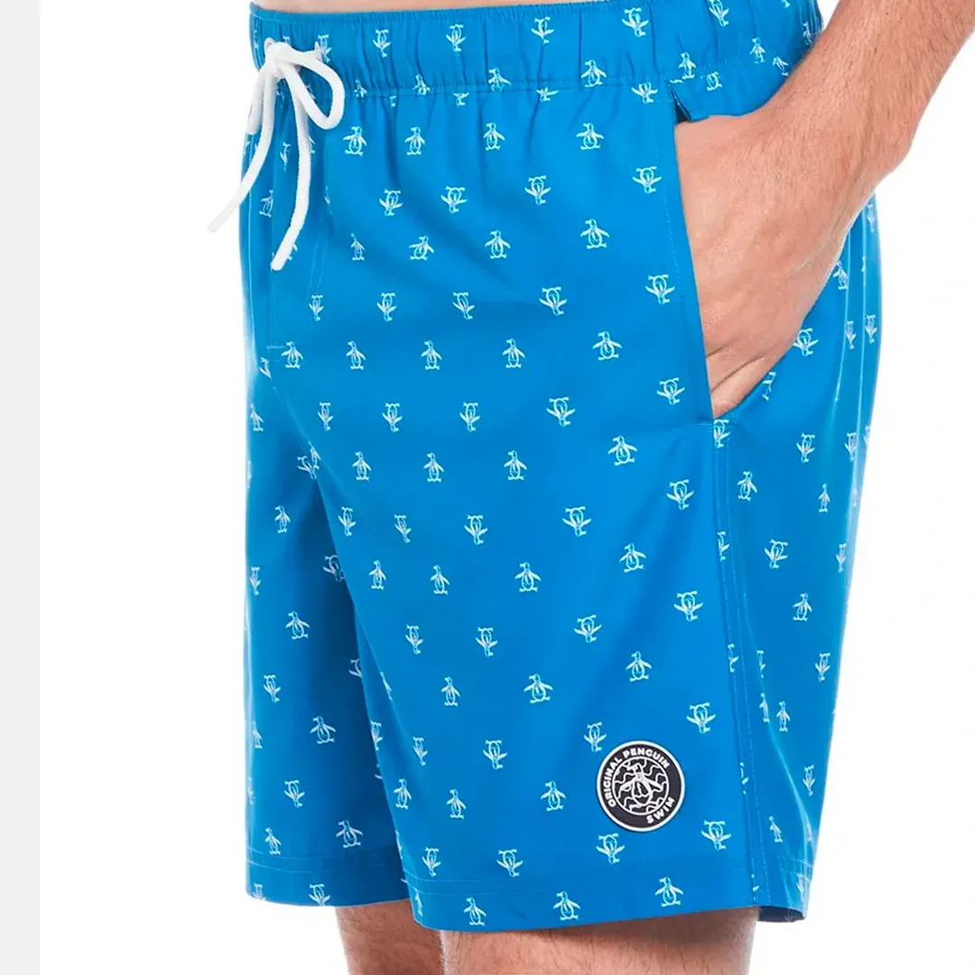 Swim/calzoneta Penguin Estampado Celeste