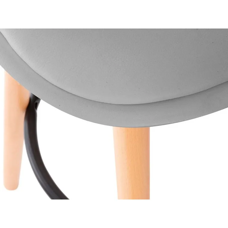 Taburete Alto Cocina Maxon Gris