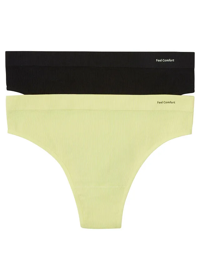 Tanga Negro + verde lima claro