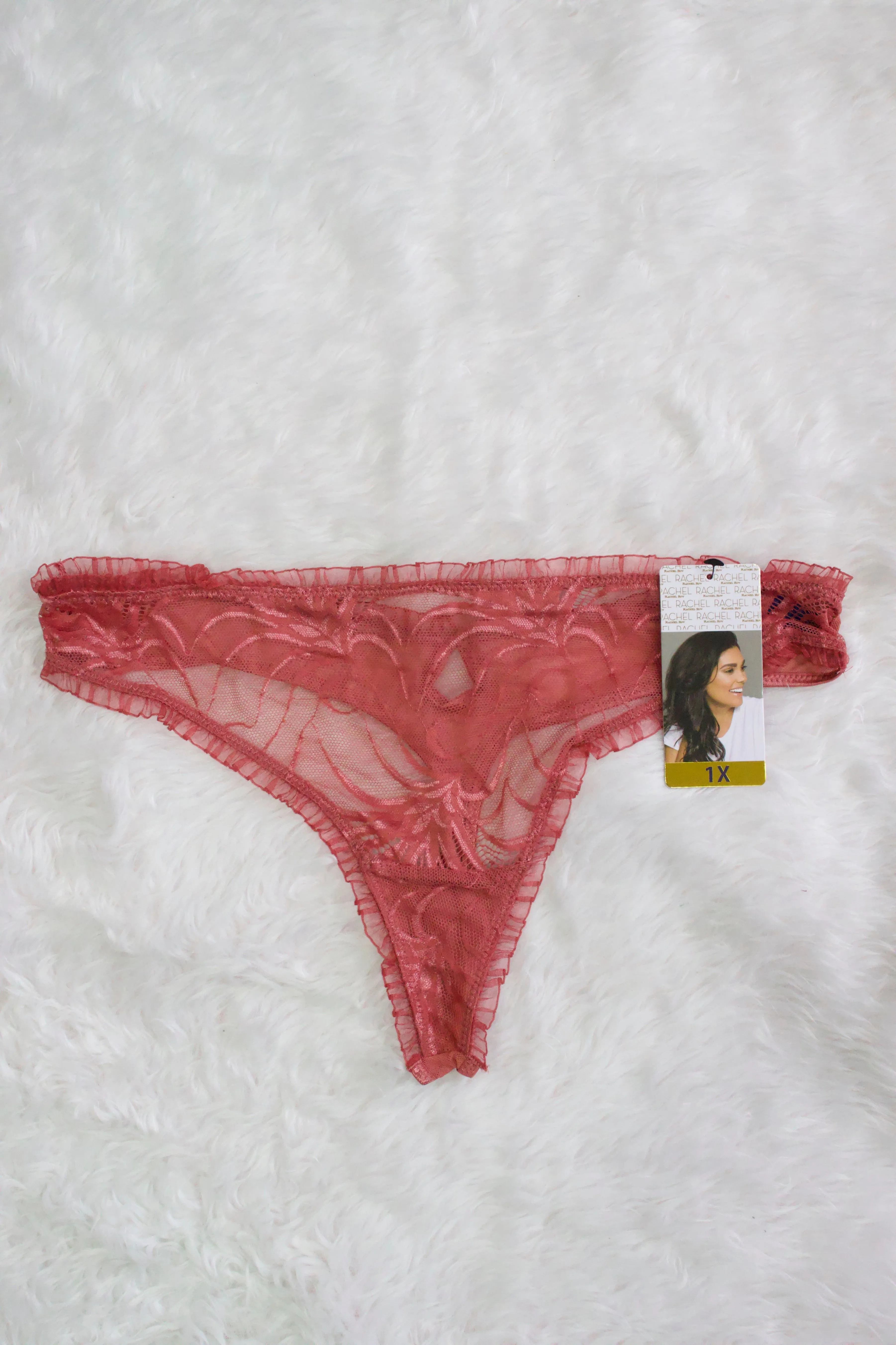 TANGA PLUS DE ENCAJE Y MESH RR2065XP OFF