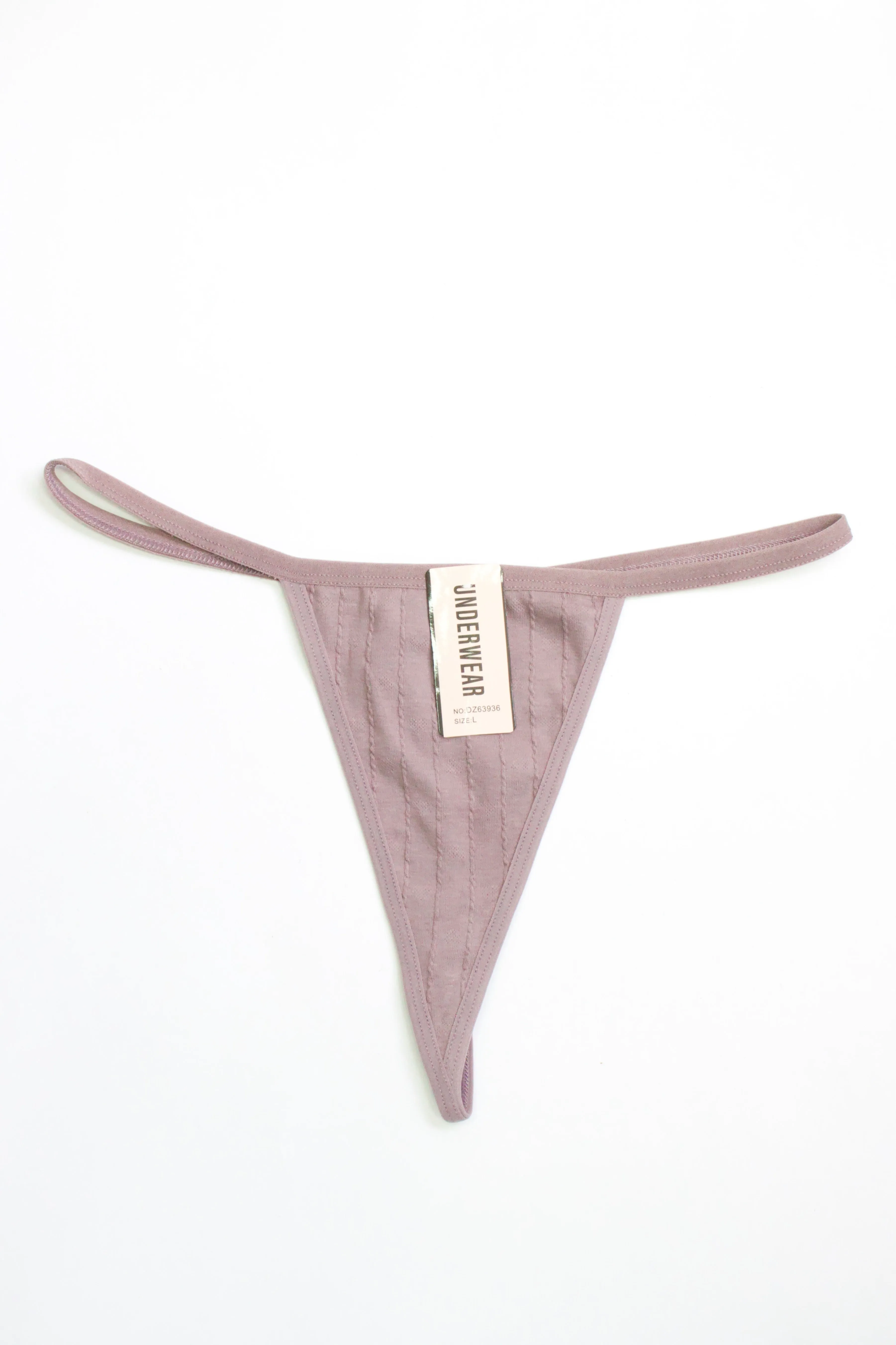 TANGA TIPO HILO DE ALGODN LISA DZ63936