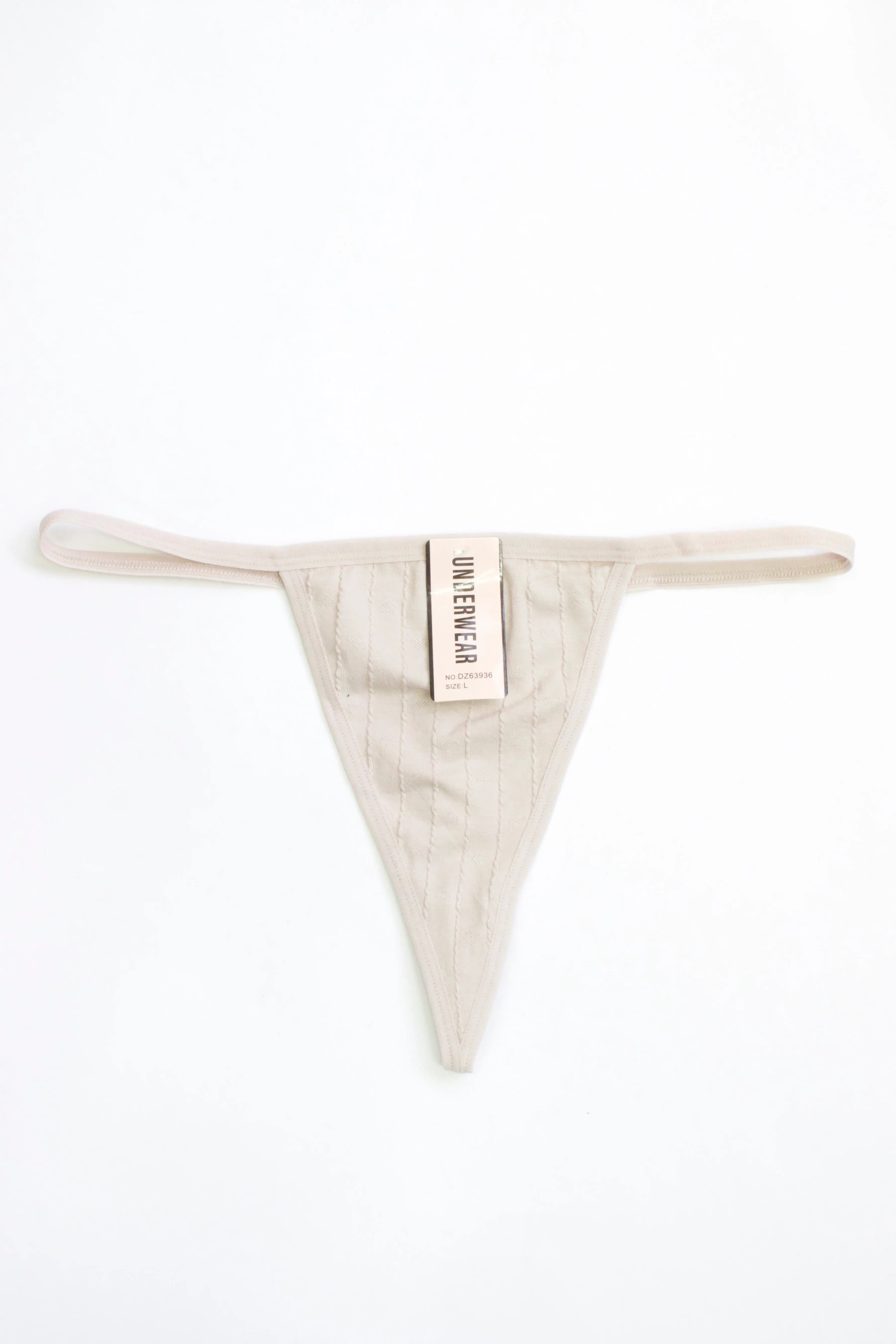 TANGA TIPO HILO DE ALGODN LISA DZ63936