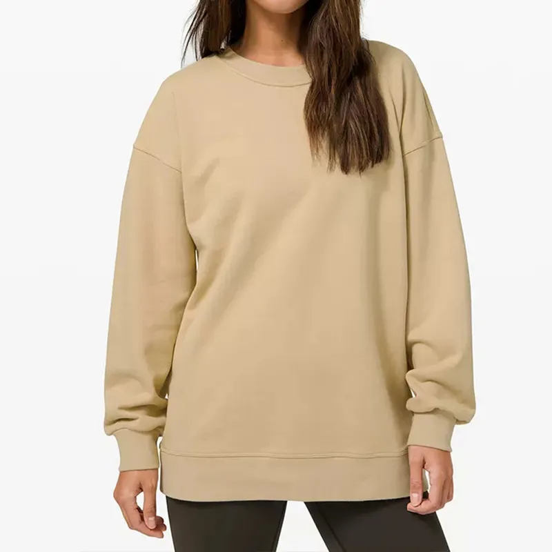 Tapa de gran tamaño Fitness Sweinshirt Top Omens Ouga de yoga Sweater Camas de fitness de invierno Tops