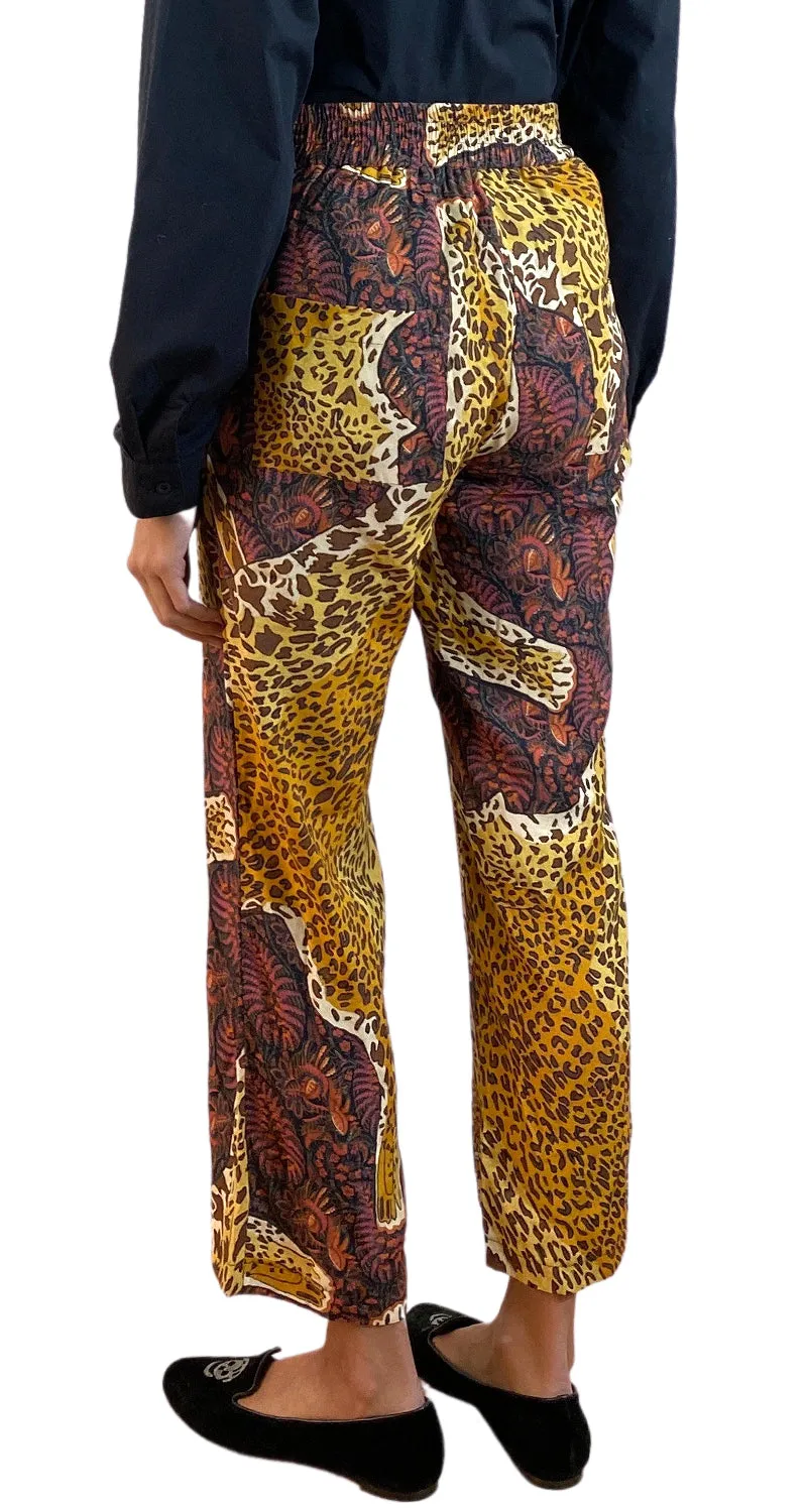 THE PARADISE Pantalón Tela Animal Print