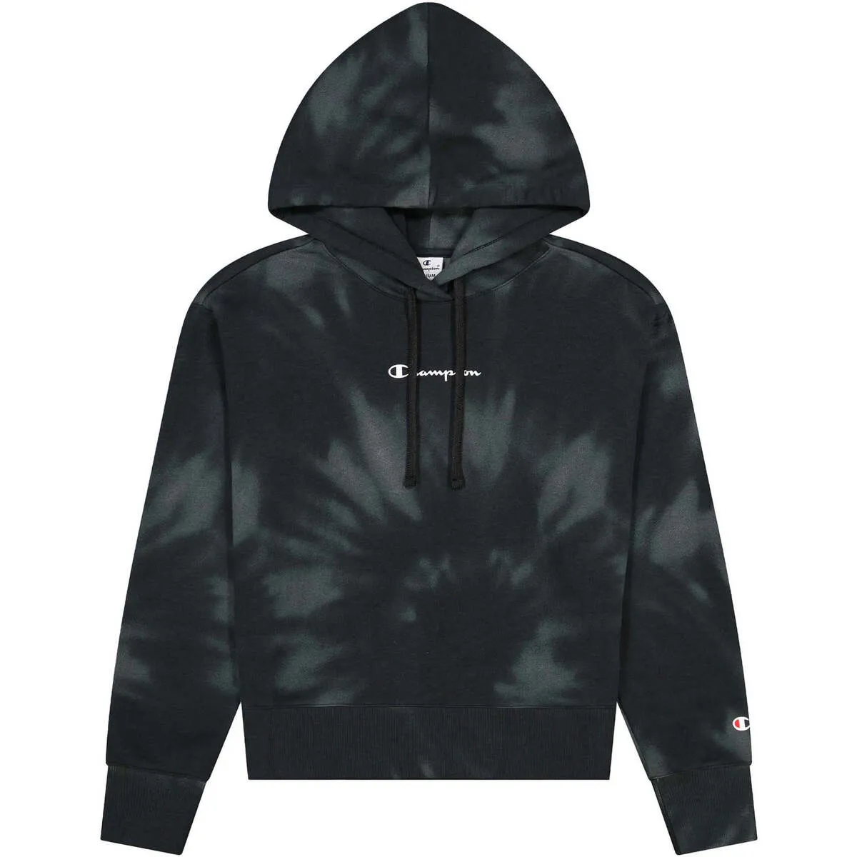TIEDYE PRINT CROPPED HOODIE
