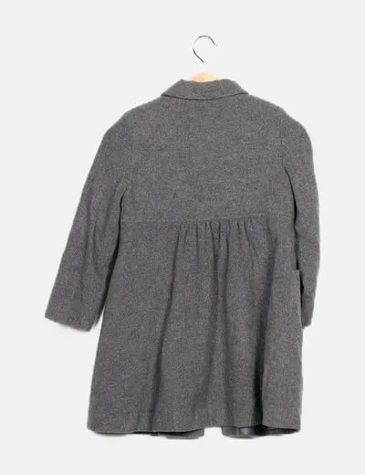 TIZZAS Abrigo gris casual