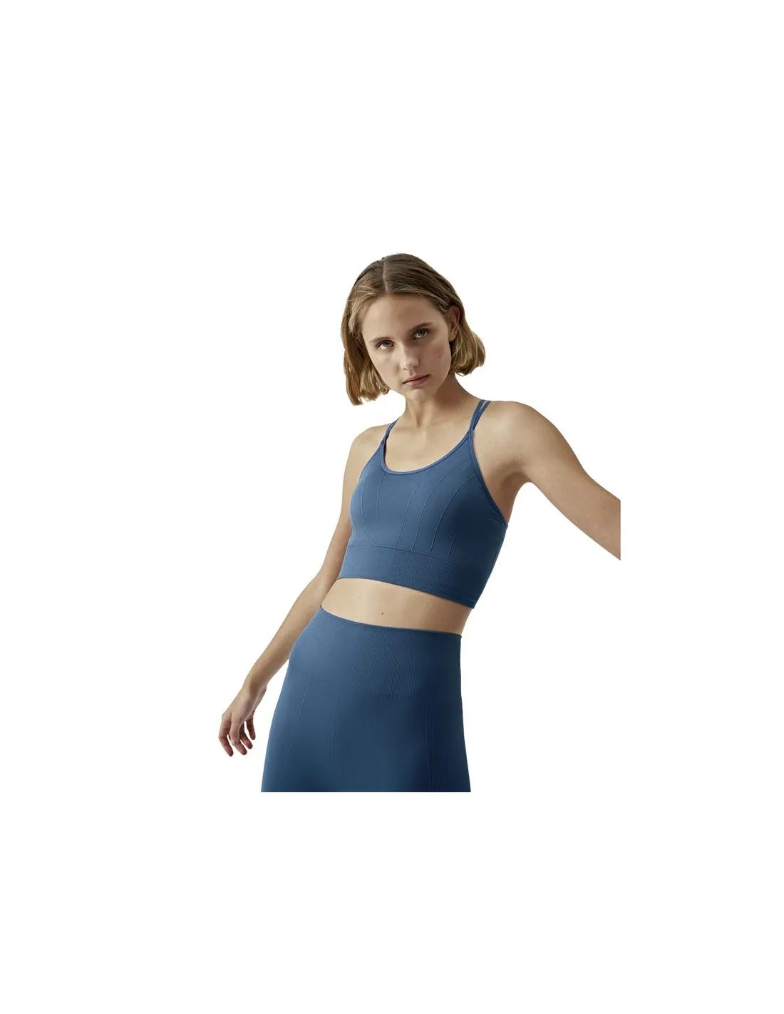 Top deportivo Born Living Yoga Maloke Deep Blue