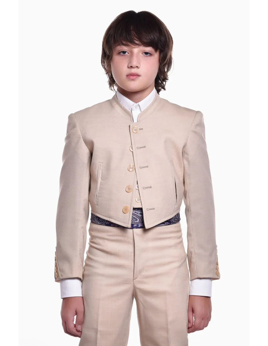 TRAJE CAMPERO COMPLETO CUADRITO LYCRA TRAJE CORTO NIÑA