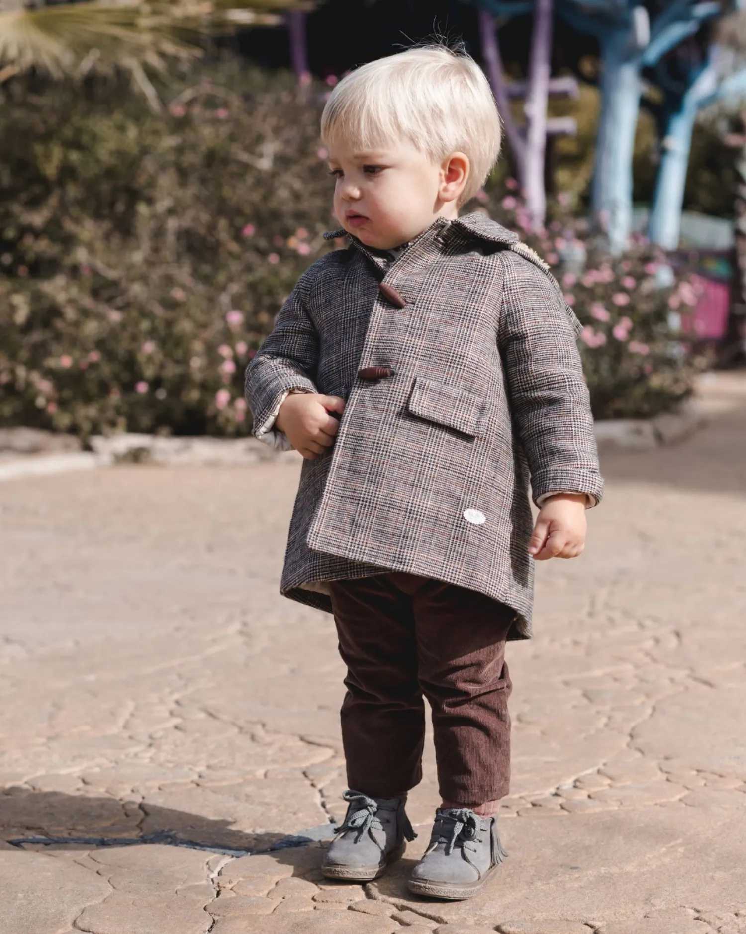 TRENKASTYLE COAT FOR BOYS LONDON COLLECTION BY JOSé VARON