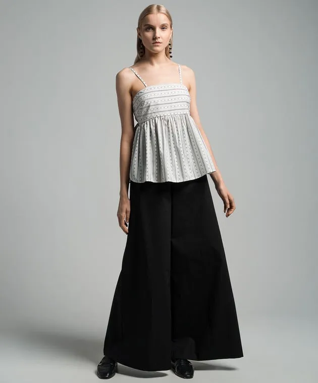 Twinset White top in a branded pattern