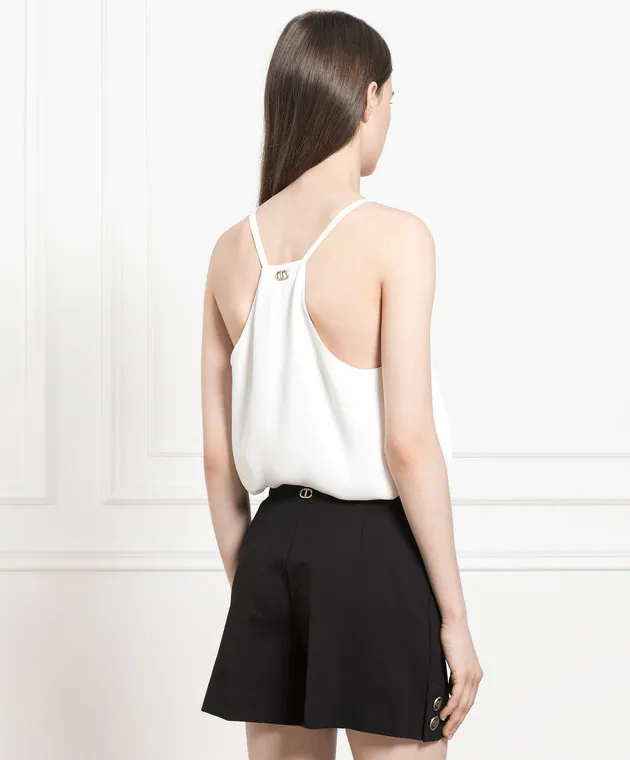 Twinset White top with logo