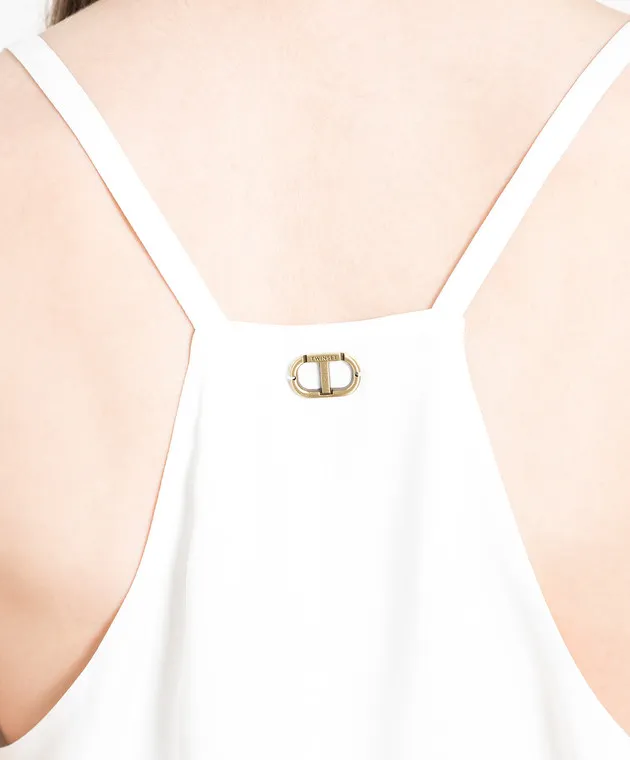 Twinset White top with logo