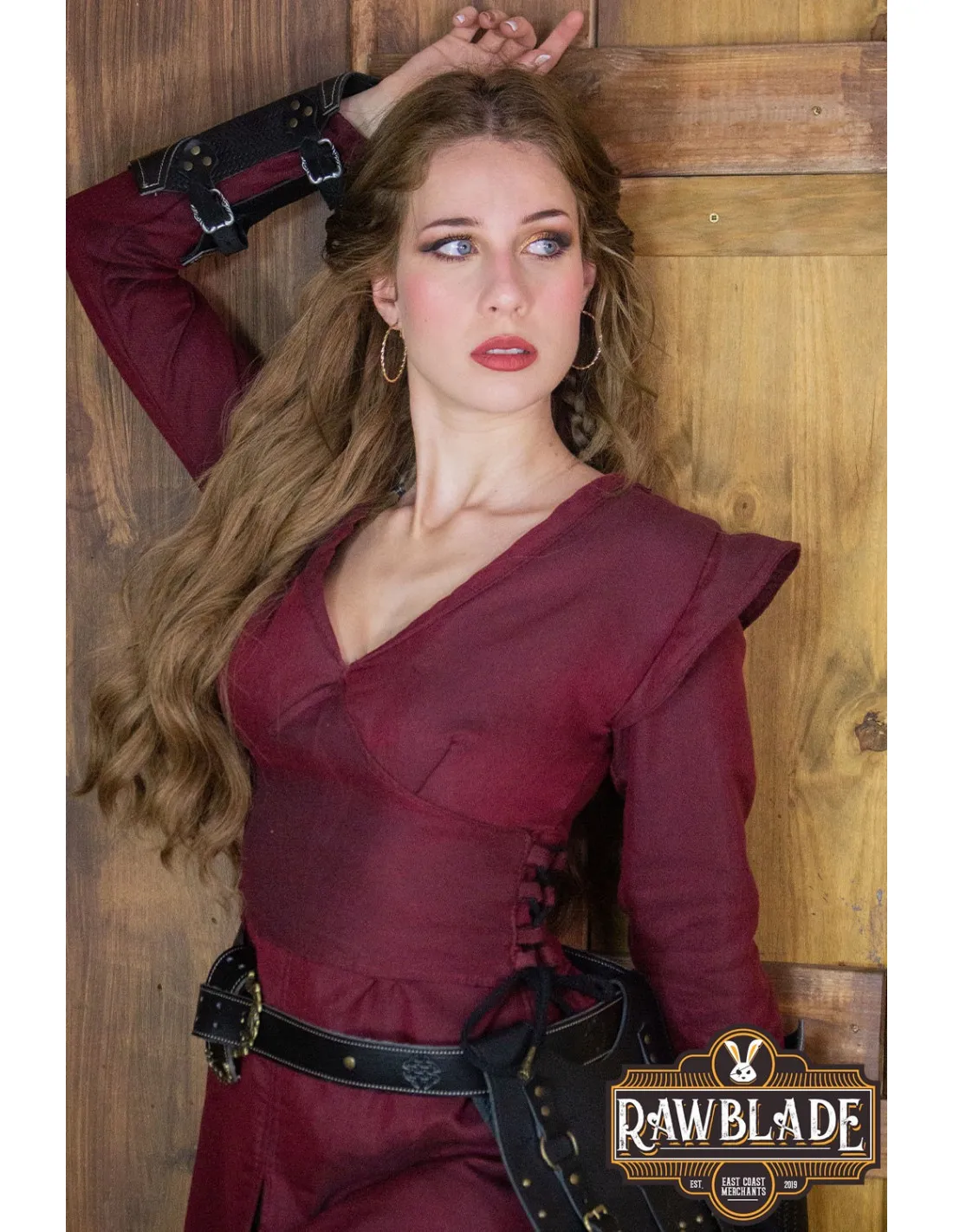 TúNICA NYANNA éLFICA  ROJO VINO TINTO