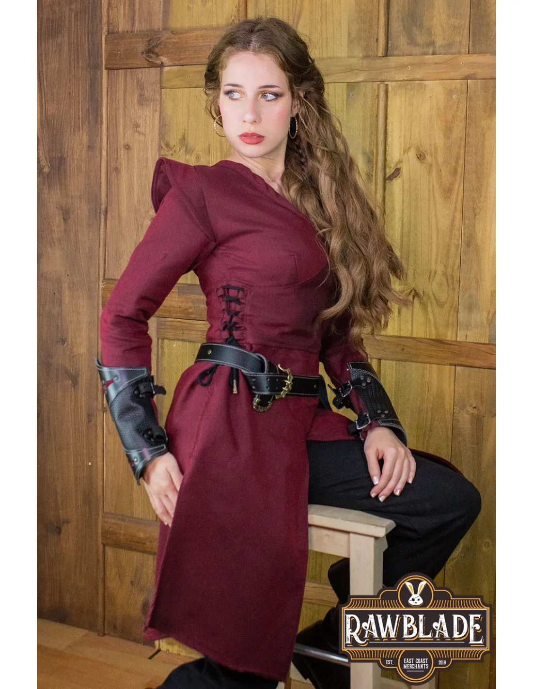 TúNICA NYANNA éLFICA  ROJO VINO TINTO