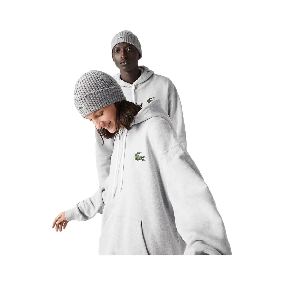 UNISEX LOOSE FIT HOODIE  GRIS