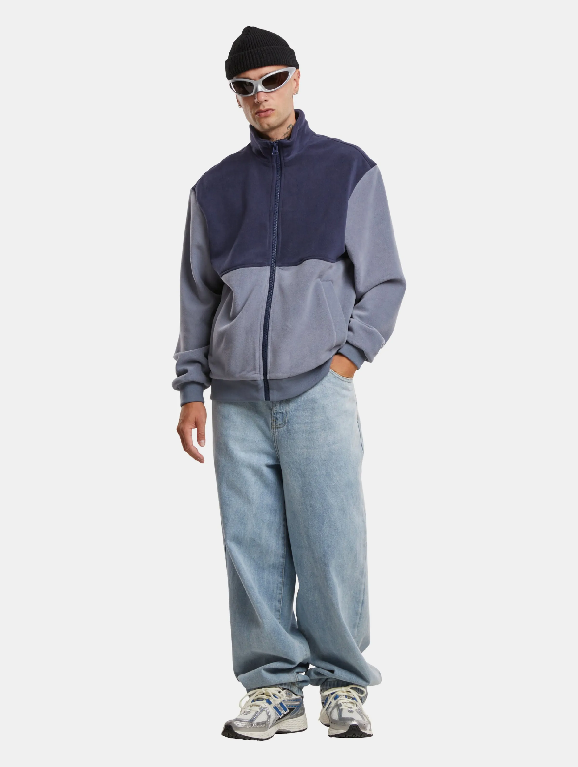 Urban Classics Colour Block Polar Fleece