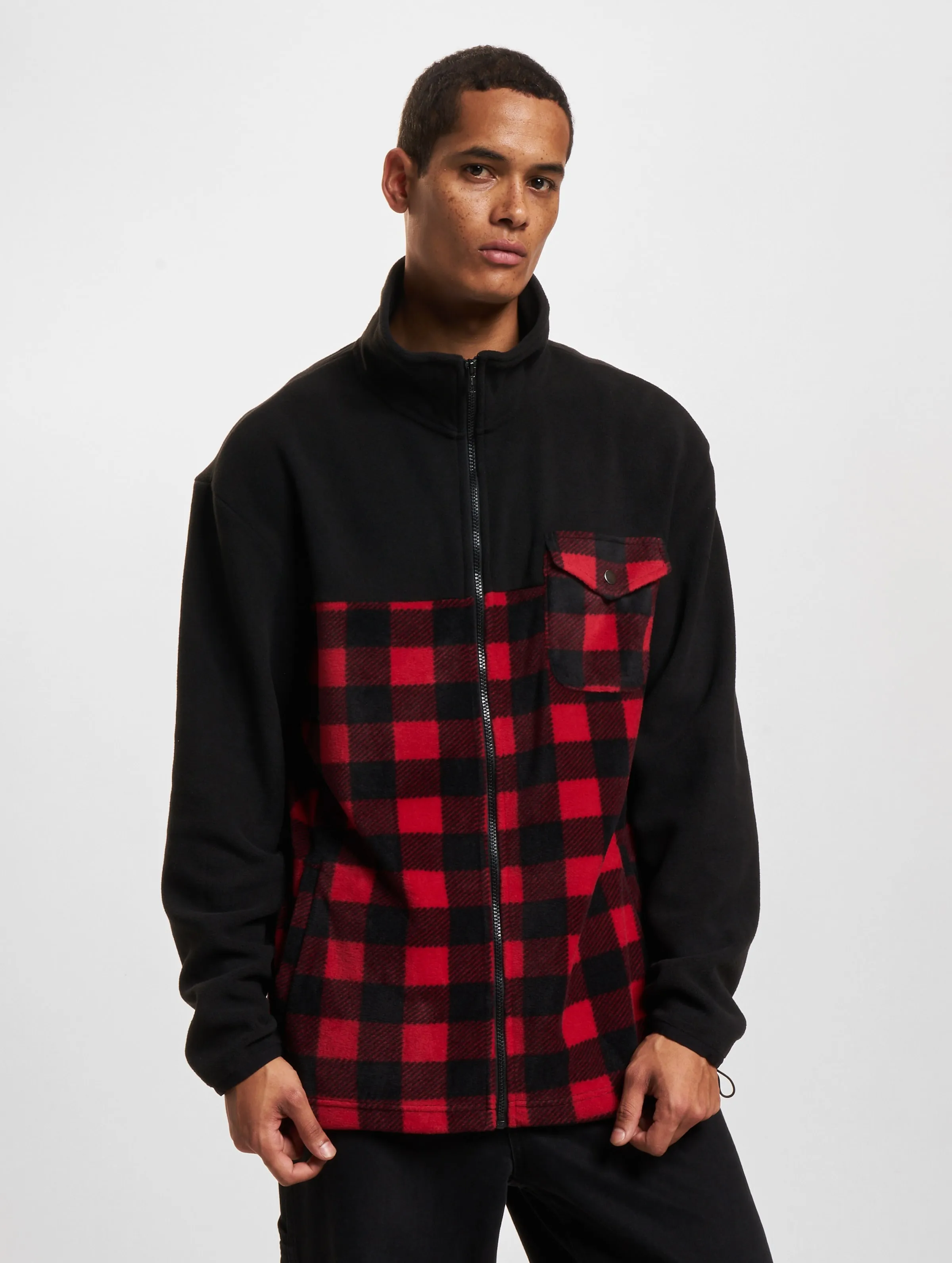 Urban Classics Patterned Polar Fleece Track