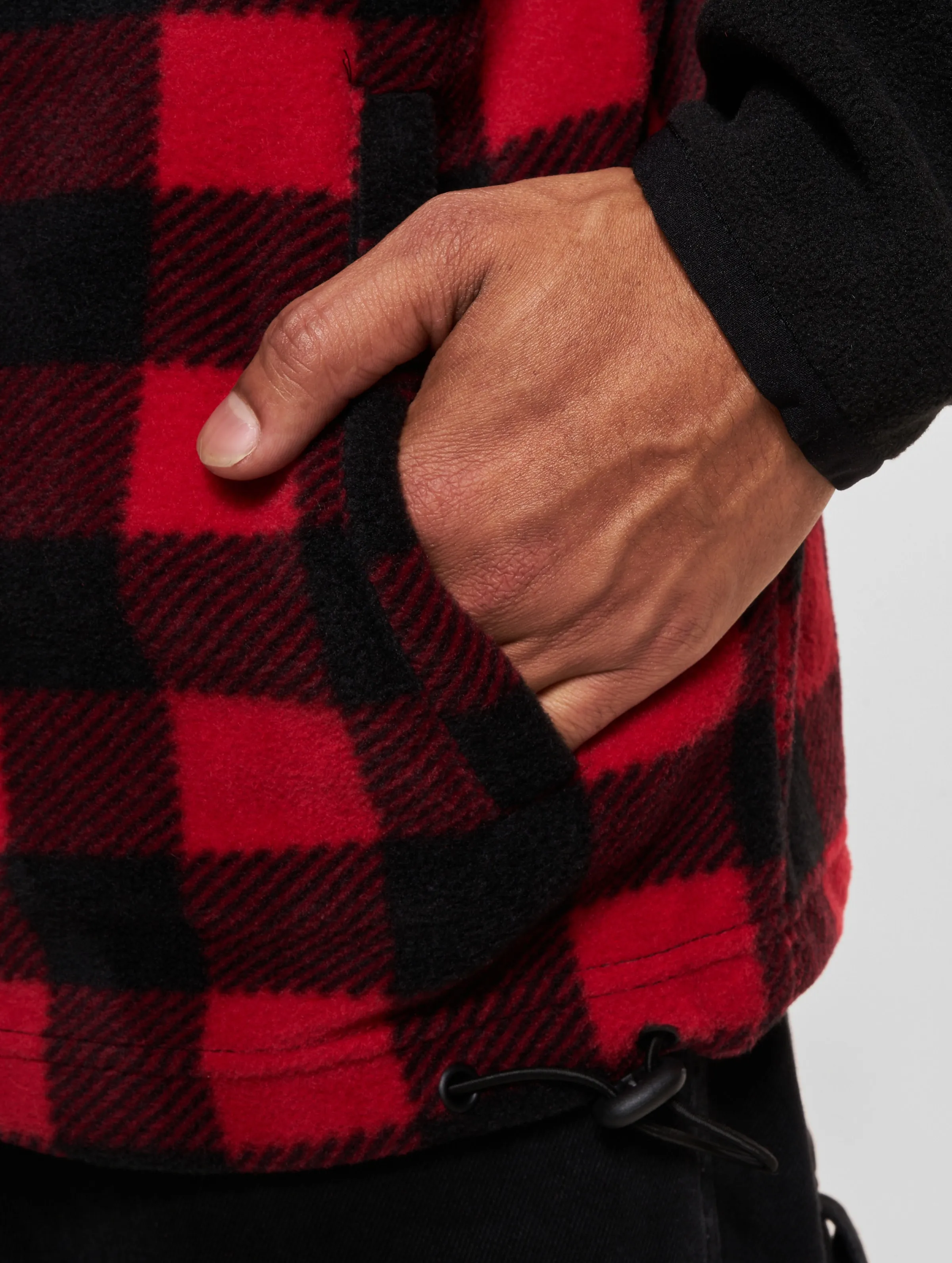 Urban Classics Patterned Polar Fleece Track
