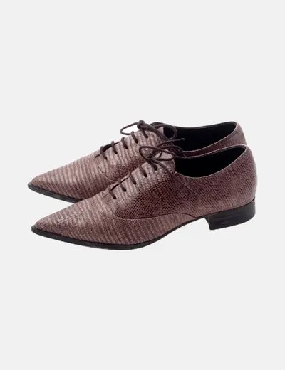 Uterqüe Zapato animal print