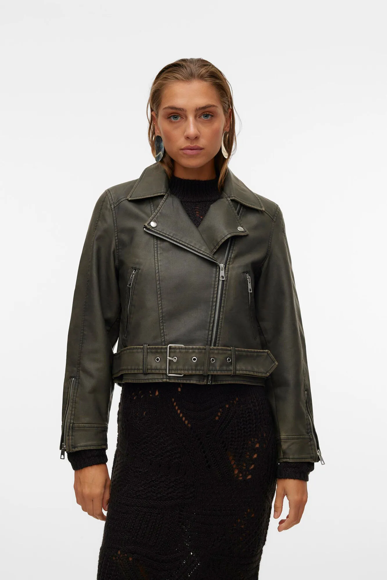 Vero Moda Cazadora efecto piel
