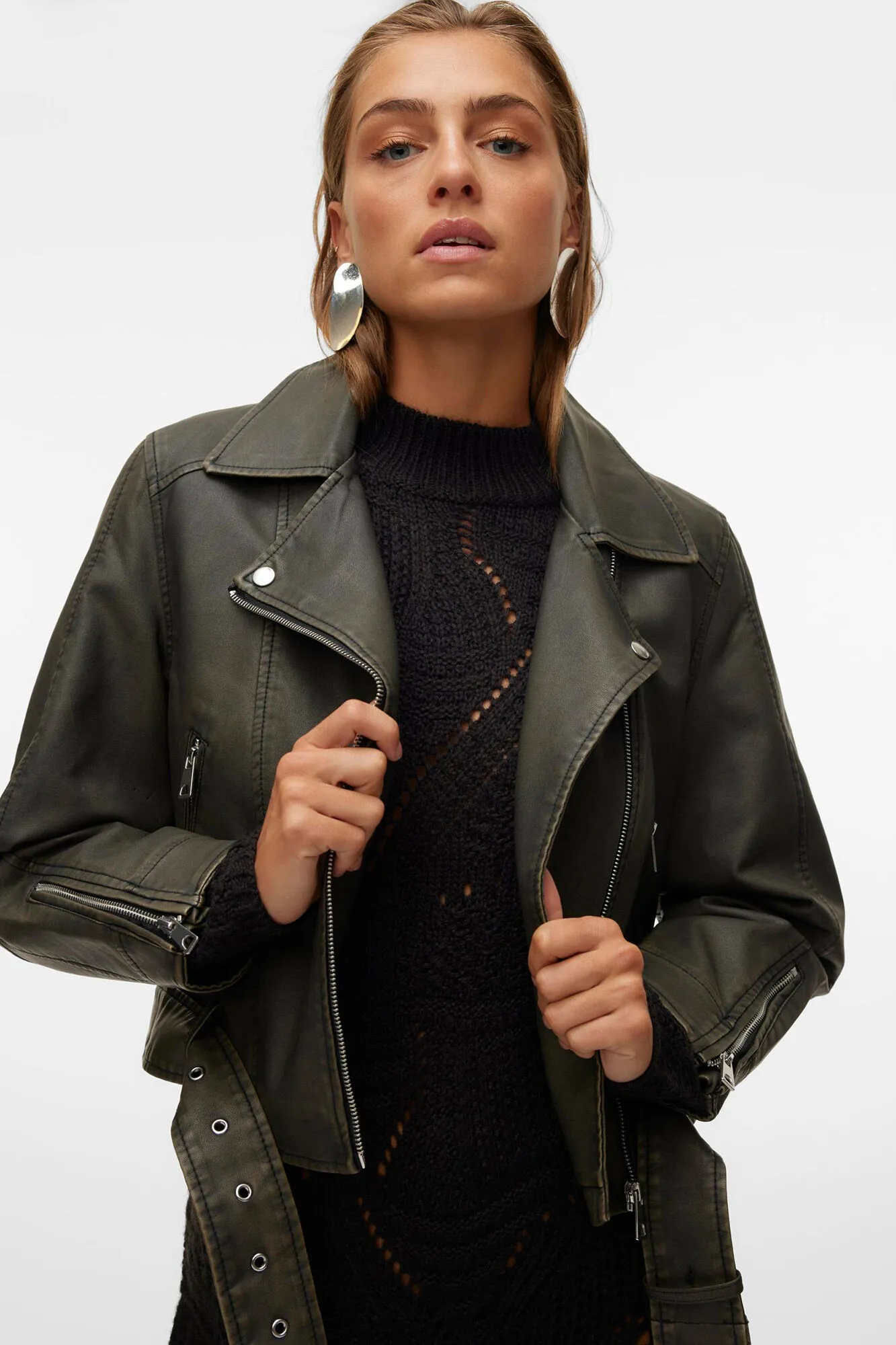 Vero Moda Cazadora efecto piel