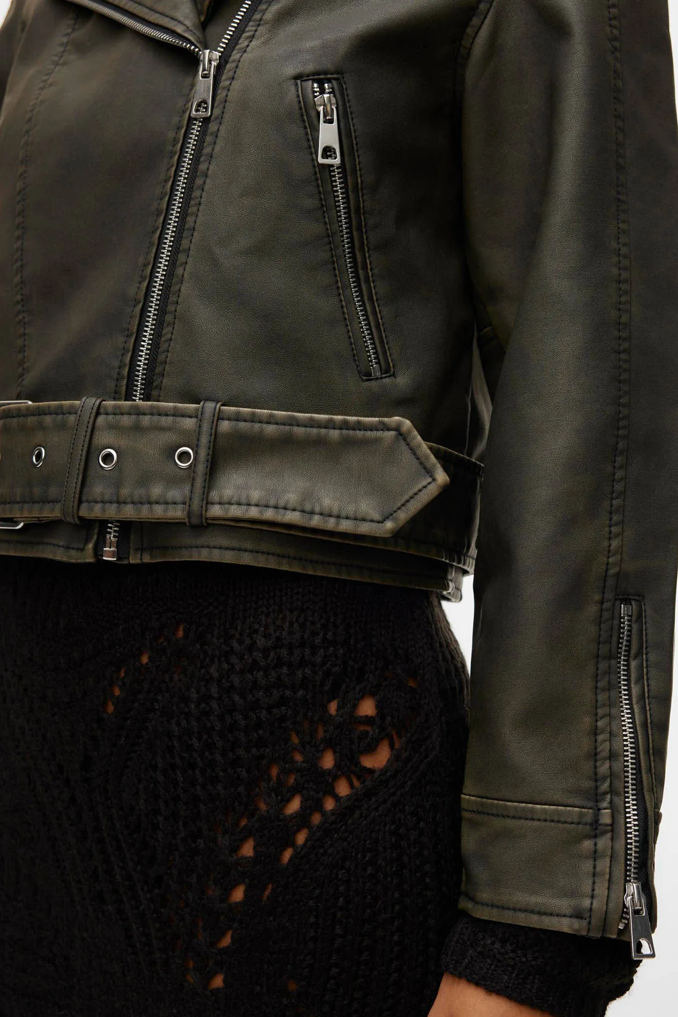 Vero Moda Cazadora efecto piel