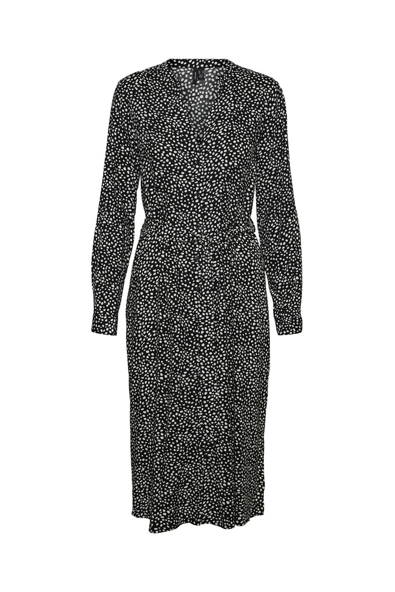 Vero Moda Vestido camisero estampado