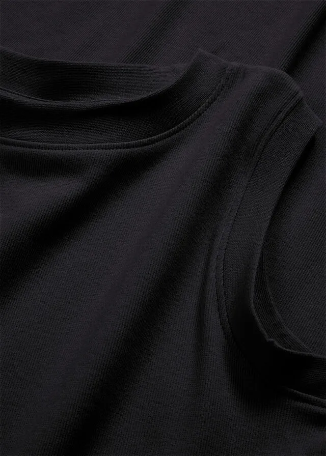 Vestido de punto Negro